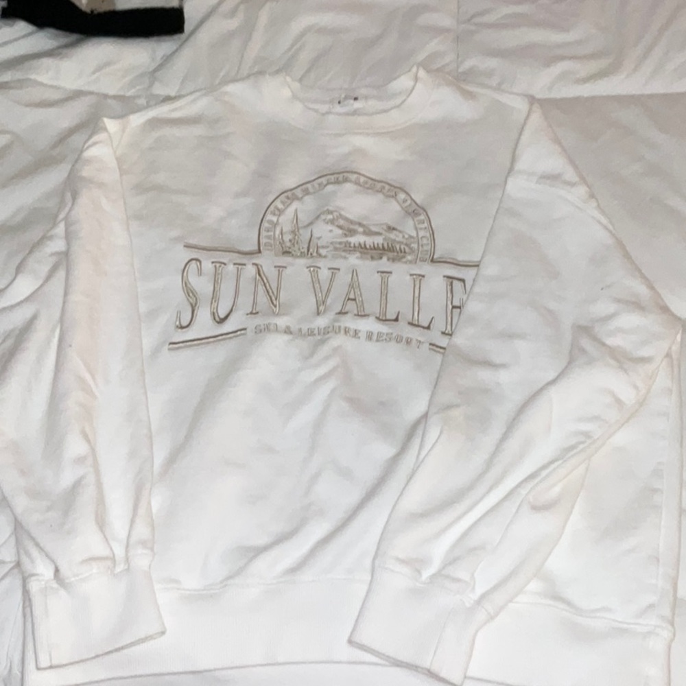 White Garage Crewneck